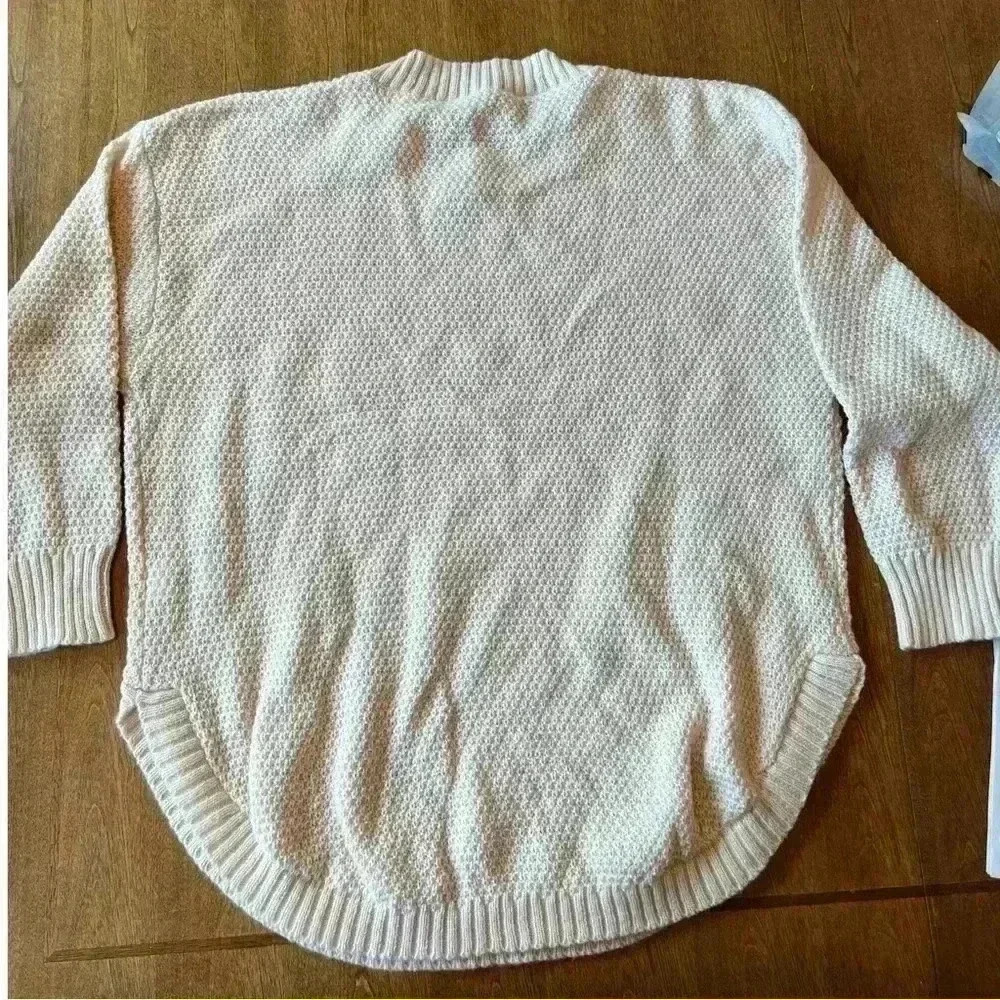 NWT SHEIN Plus Drop Shoulder Curved Hem Sweater SIZE 2XL - Picture 8 of 11